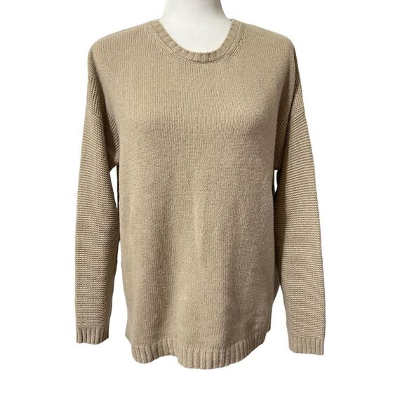 CHINTI & PARKER Medium Women’s Beige Wool-Cashmere Blend Sweater - Picture 6 of 12